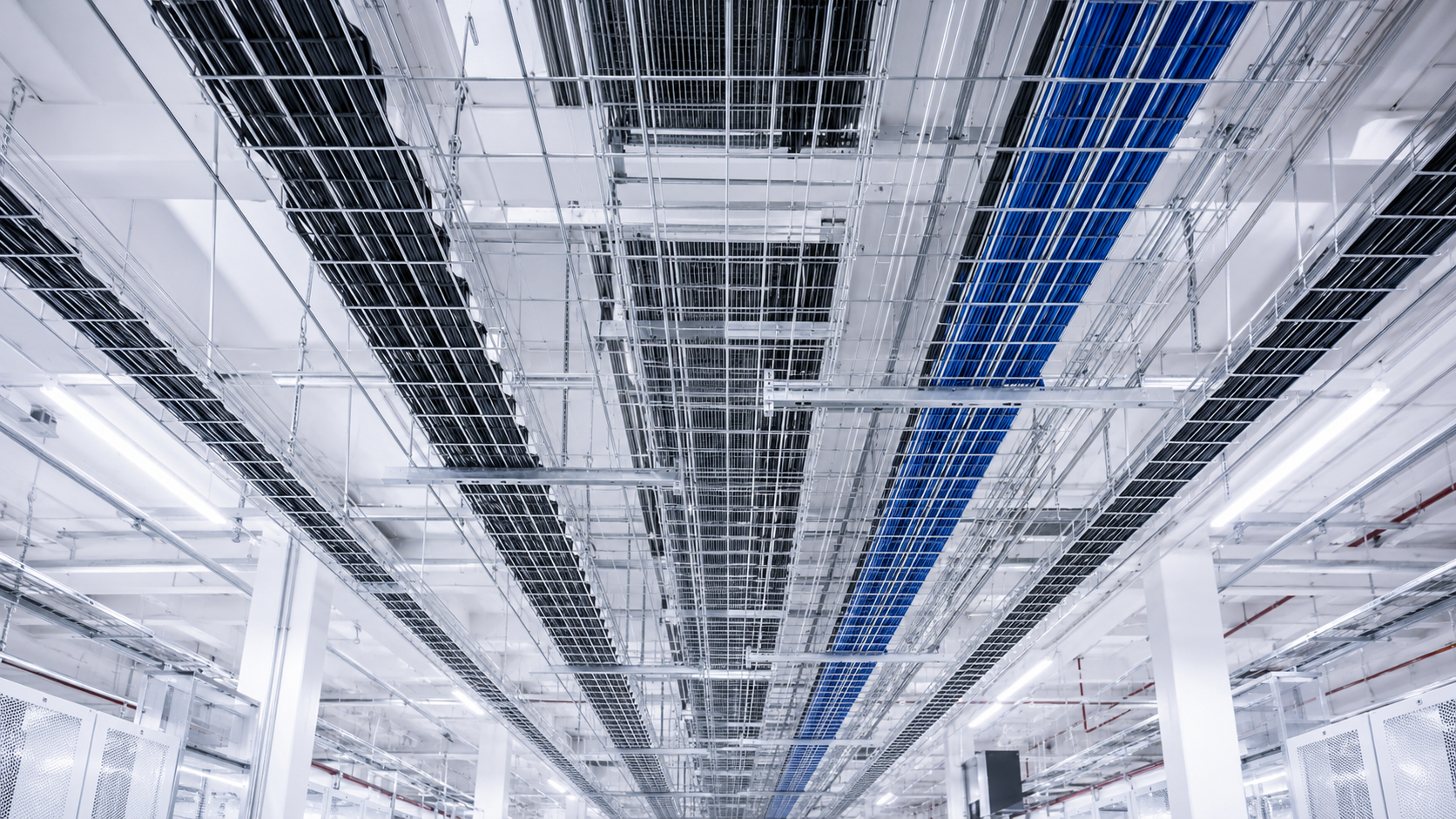Wire mesh cable tray production facility